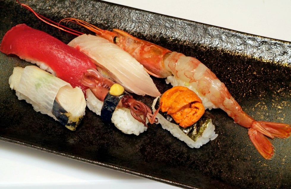 A sampling of nigiri at Yasu, one of Toronto's Best Sushi spots