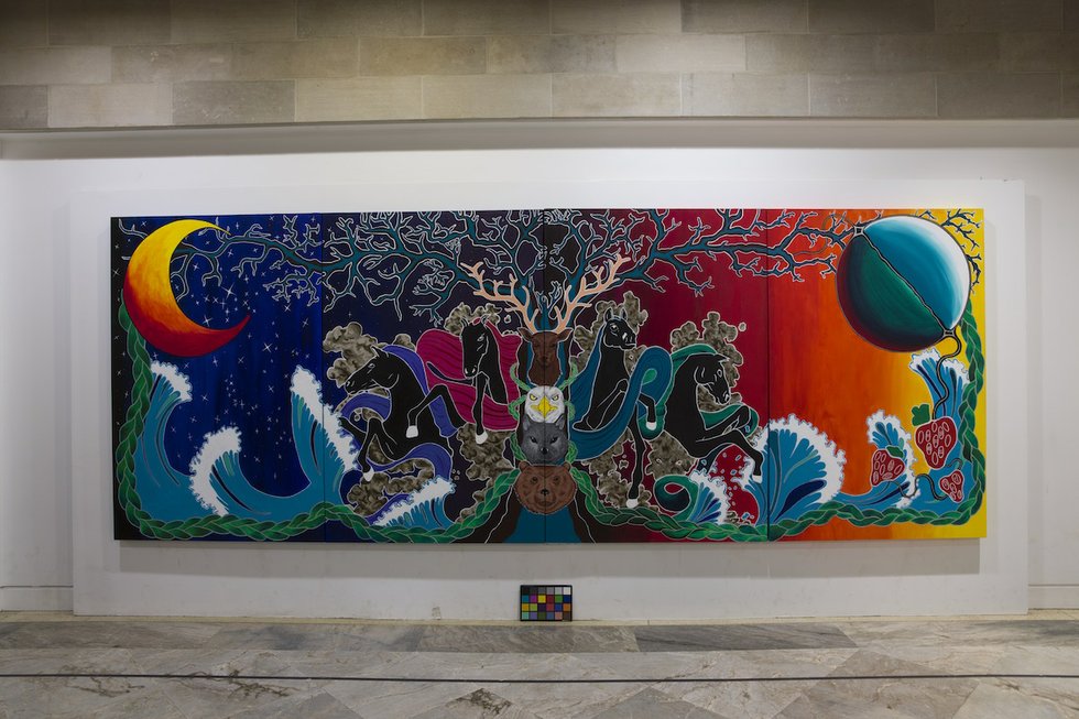 ROM Indigenous youth mural
