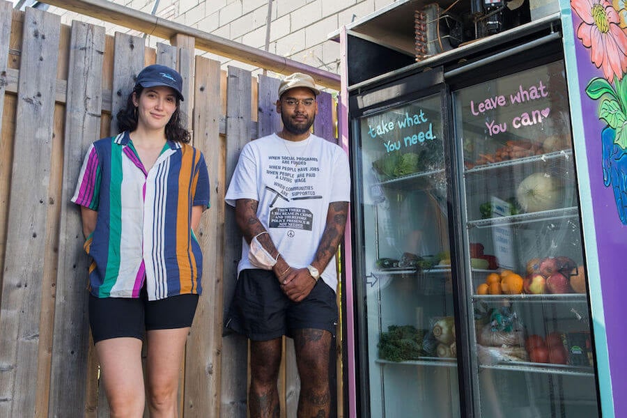 A photo of Community Fridges founder Jalil Bokhari