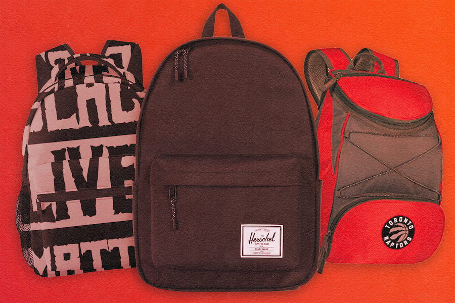 A photo of knapsacks