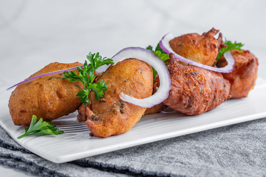 Bajan fish cakes from Bajan Kitchen in Toronto
