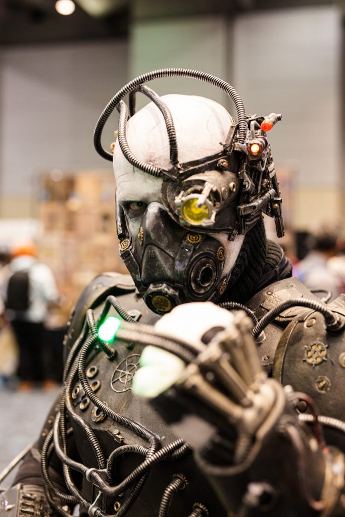Resistance to Richard's killer Borg costume is futile.