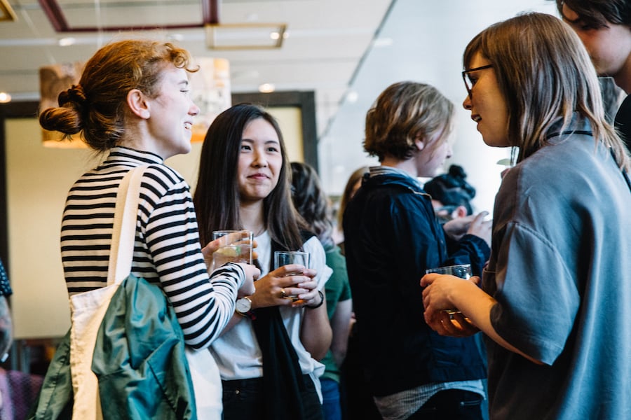 Youth attendees at the Jump Cuts program at TIFF, which is now offering an under 25 free pass