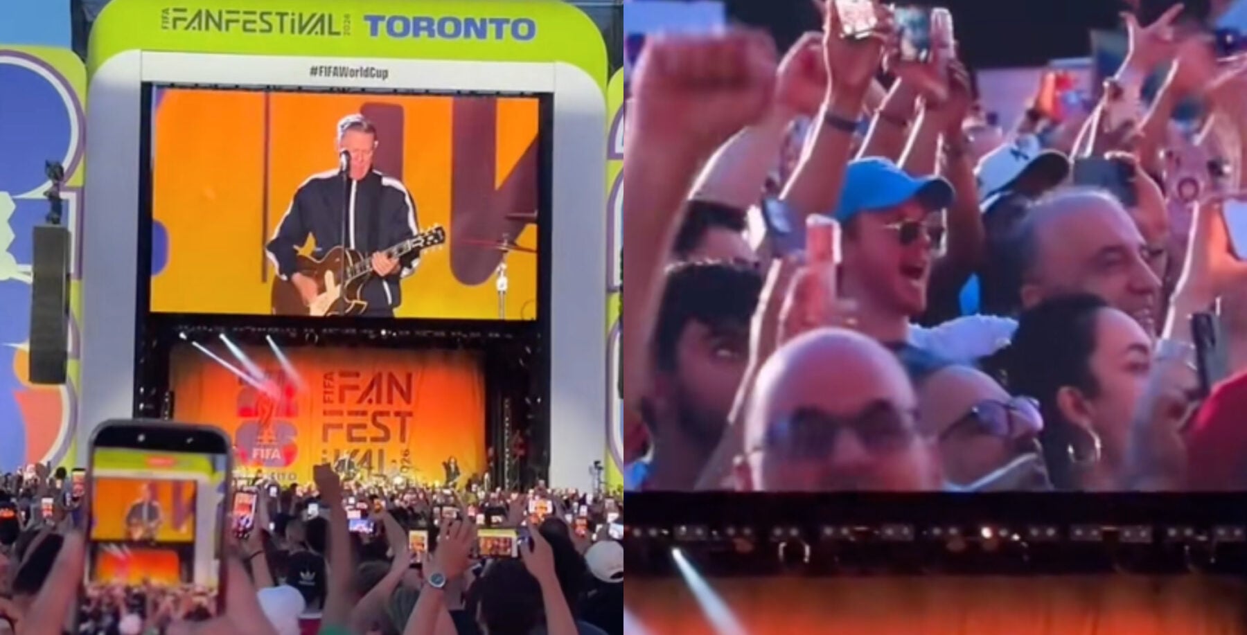 The FIFA Countdown concert kicked off in Toronto with Bryan Adams taking the stage and hyping up the crowd ahead of Canada's World Cup opener against Bosnia and Herzegovina.