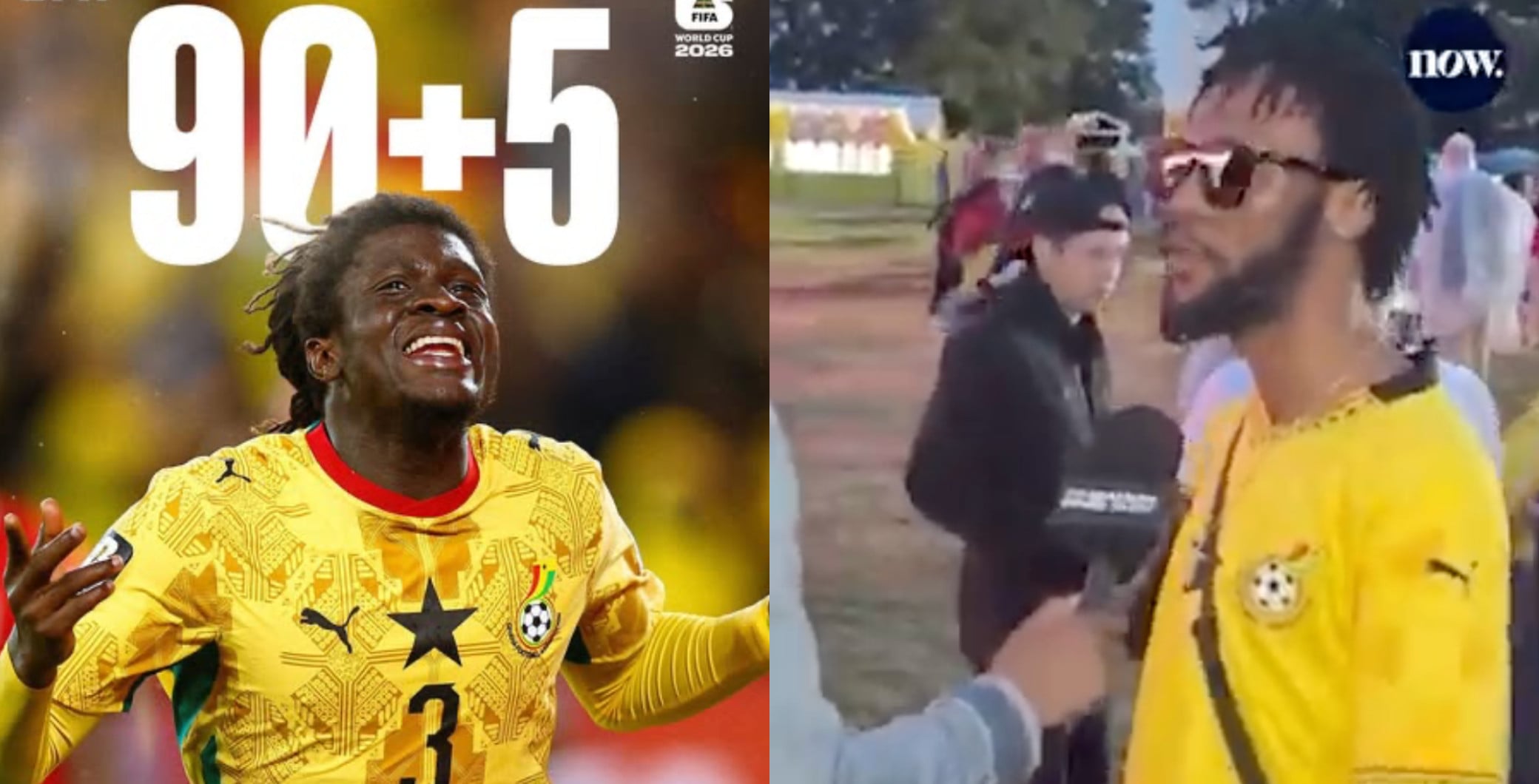 Ghana supporters in Toronto erupted with Joy at Sankofa Square in the city after their team beat Panama 1-0 in stoppage time. They shared their takes on the game with Now Toronto. (Courtesy: @ghana_fa_official/IG and Now Toronto)