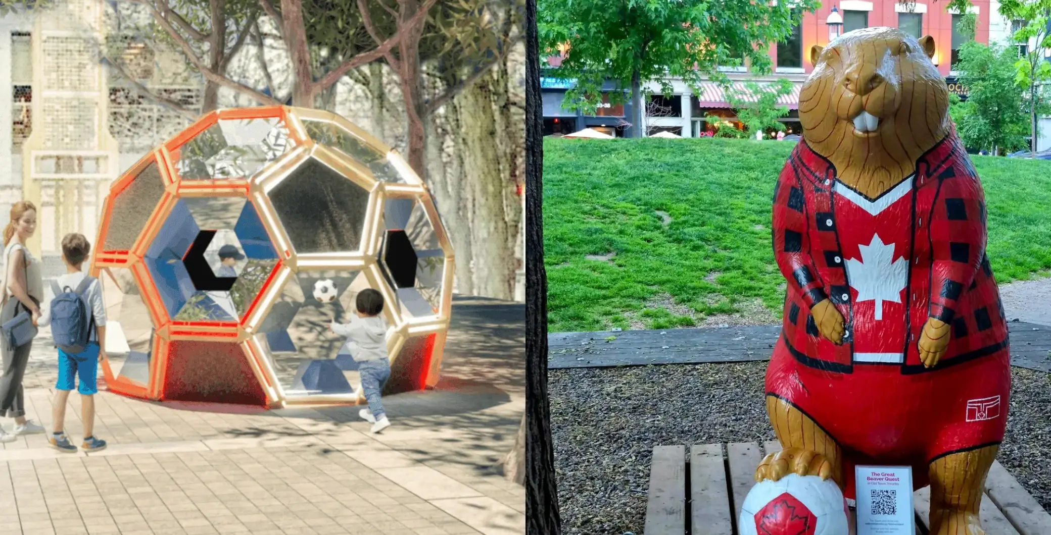 World Cup installations
