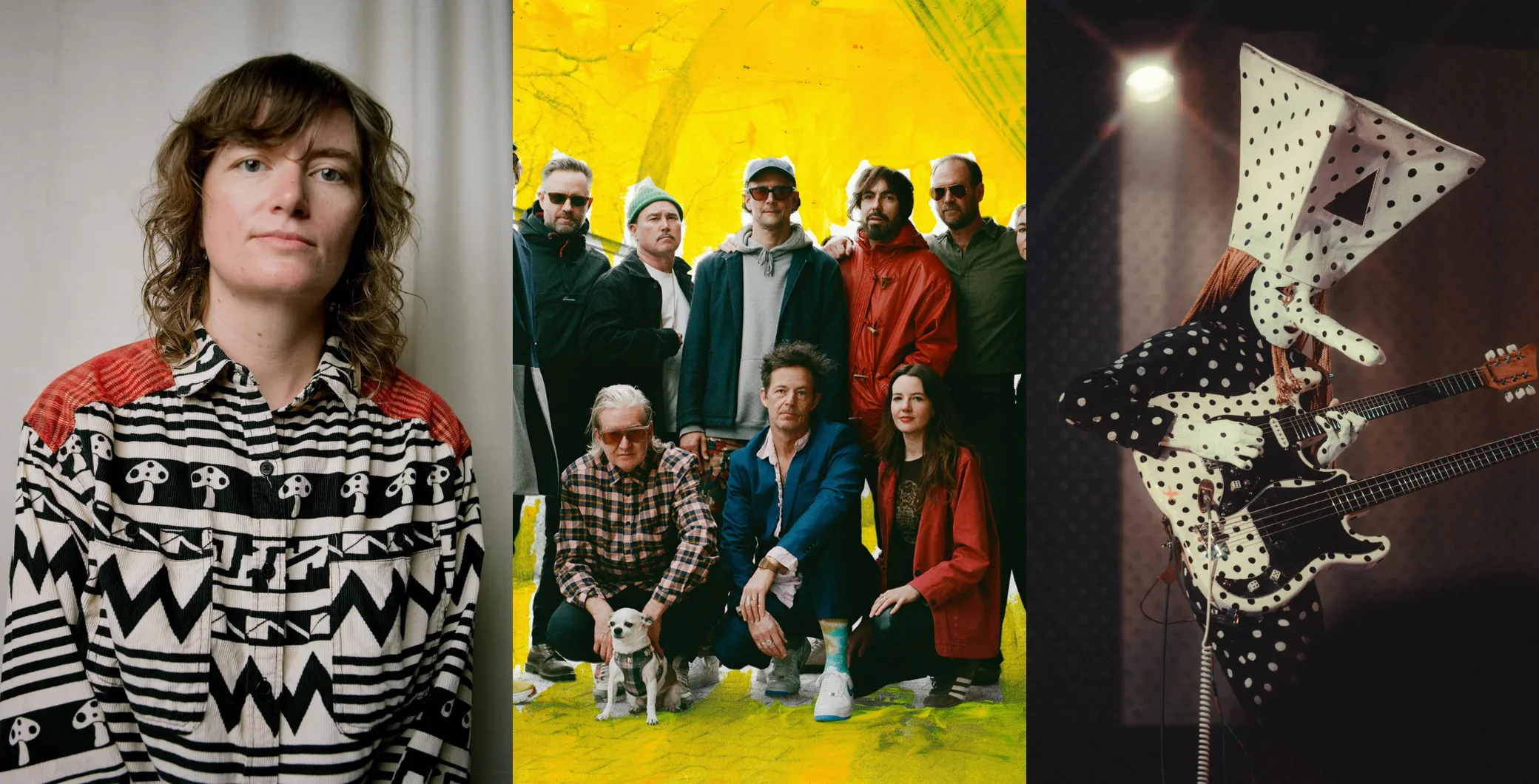 Diverse group of musicians and performers at a Toronto event, showcasing local music and arts scene.